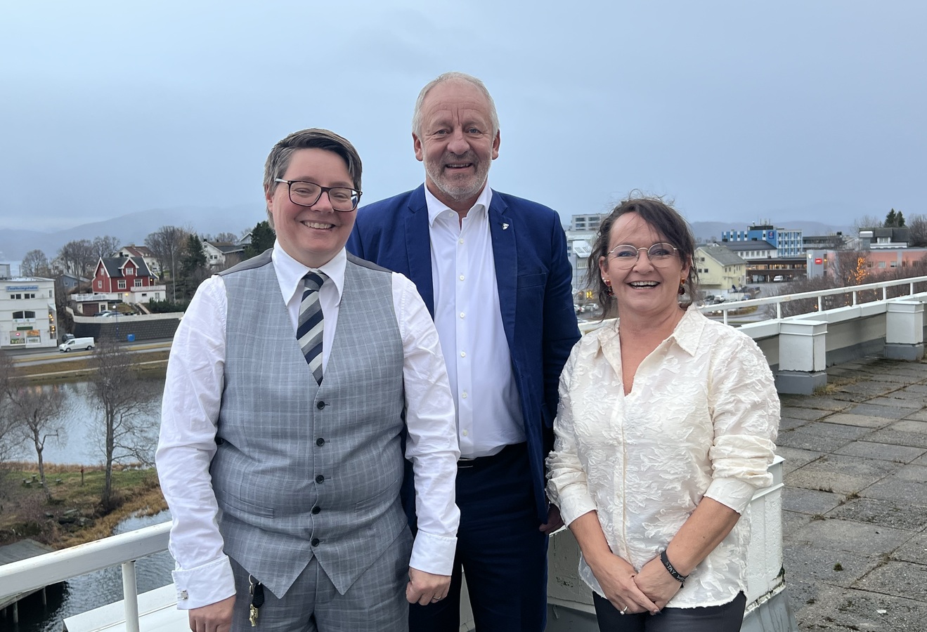 Kommunedirektør, ordfører og leder av næringsforeningen